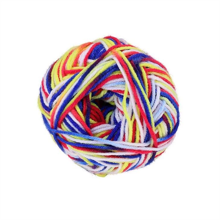 knitting with acrylic yarn